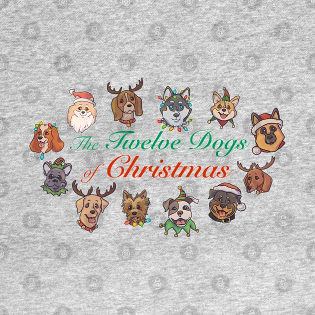 12 Dogs of Christmas by Artbysusant 